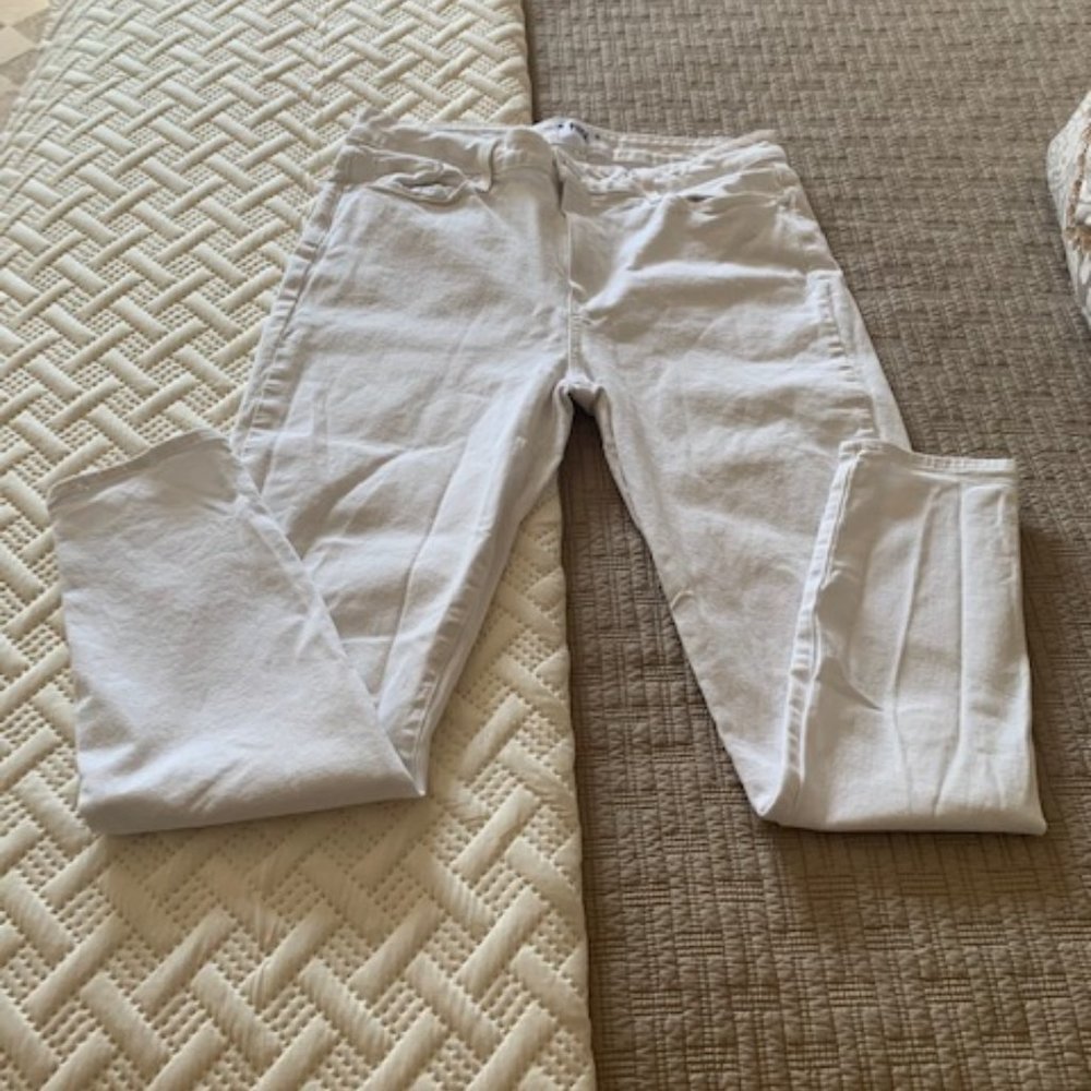 Paige white skinny jeans